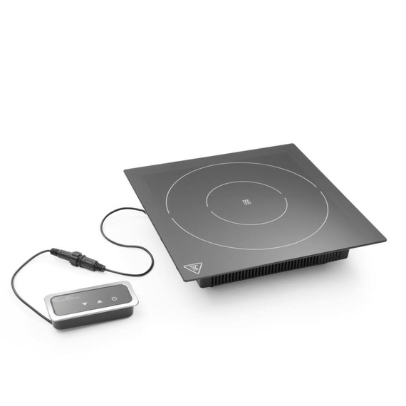 Fine Dine Induktionsheizplatte 1000 W, Schwarz, 230V/1000W, 350x397x(H)85mm 2 Fine Dine Induktionsheizplatte 1000 W, Schwarz, 230V/1000W, 350x397x(H)85mm