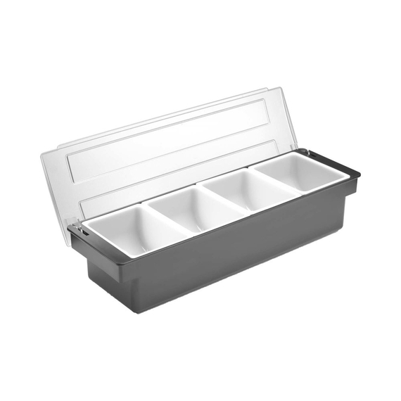 BarUp Zutatenbehälter – 4 Fächer, 480x150x(H)100mm 4 BarUp Zutatenbehälter – 4 Fächer, 480x150x(H)100mm