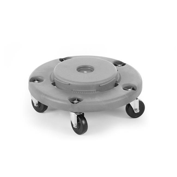 AmerBox Wagen für Abfalleimer rund, Passend für 691038, Hellgrau, ⌀455x(H)165mm 1 AmerBox Wagen für Abfalleimer rund, Passend für 691038, Hellgrau, ⌀455x(H)165mm