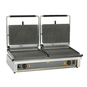 ROLLER GRILL Kontaktgrill doppelt, 600x385x220 mm (BxTxH), 2x 2 kW