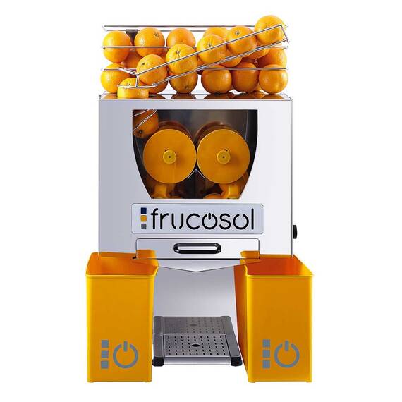 Frucosol F 50 Automatische Fruchtsaftpresse mit Zuführungsschiene Frucosol F 50 Automatische Fruchtsaftpresse mit Zuführungsschiene