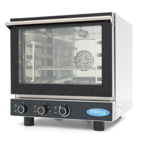 Maxima Gastro Combi - Dampfofen - Passt 4 x 2/3 GN Tabletts - Analog Maxima Gastro Combi - Dampfofen - Passt 4 x 2/3 GN Tabletts - Analog