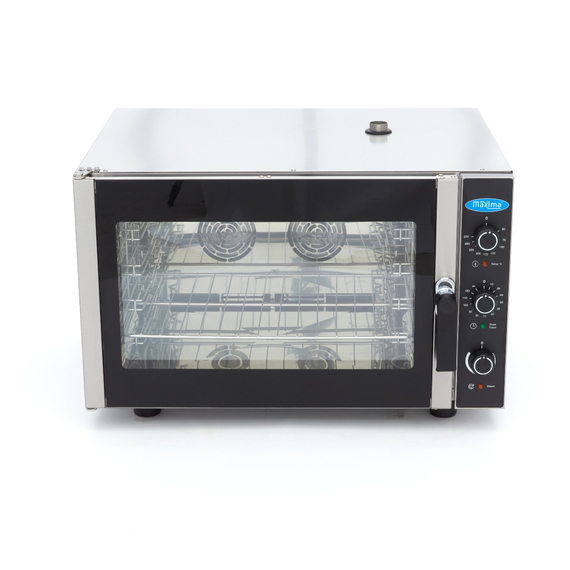 Maxima Gastro Combi - Dampfofen - Passt 4 Tabletts (1/1 GN / 60 x 40 cm) - Analog - 400V 1 Maxima Gastro Combi - Dampfofen - Passt 4 Tabletts (1/1 GN / 60 x 40 cm) - Analog - 400V