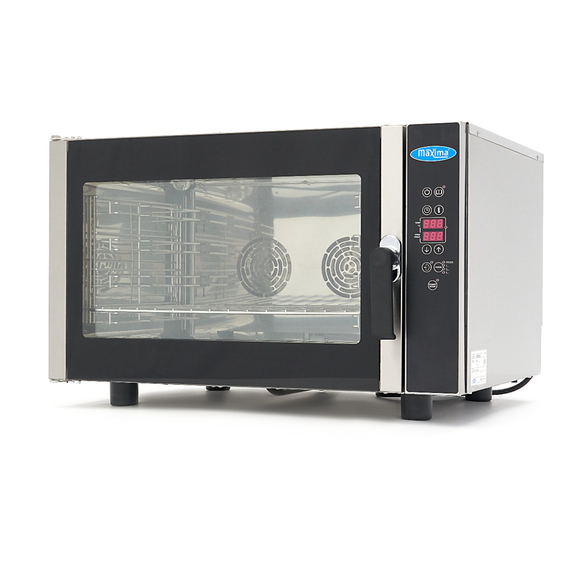 Maxima Gastro Combi - Dampfofen - Passt 4 Tabletts (1/1GN / 60 x 40 cm) - Digital Anzeige - 400 V Maxima Gastro Combi - Dampfofen - Passt 4 Tabletts (1/1GN / 60 x 40 cm) - Digital Anzeige - 400 V