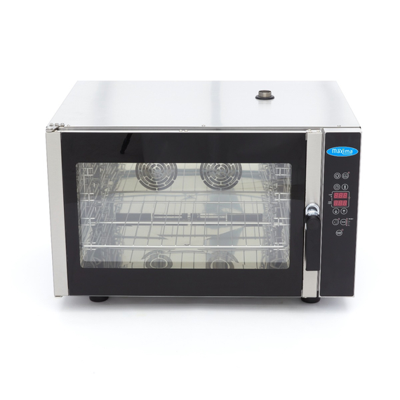 Maxima Gastro Combi - Dampfofen - Passt 4 Tabletts (1/1GN / 60 x 40 cm) - Digital Anzeige - 400 V 1 Maxima Gastro Combi - Dampfofen - Passt 4 Tabletts (1/1GN / 60 x 40 cm) - Digital Anzeige - 400 V