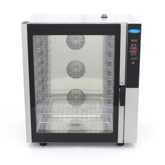 Maxima Gastro Combi - Dampfofen - Passt 10 Tabletts (1/1 GN / 60 x 40 cm) - Digital Anzeige - 400 V 1 Maxima Gastro Combi - Dampfofen - Passt 10 Tabletts (1/1 GN / 60 x 40 cm) - Digital Anzeige - 400 V