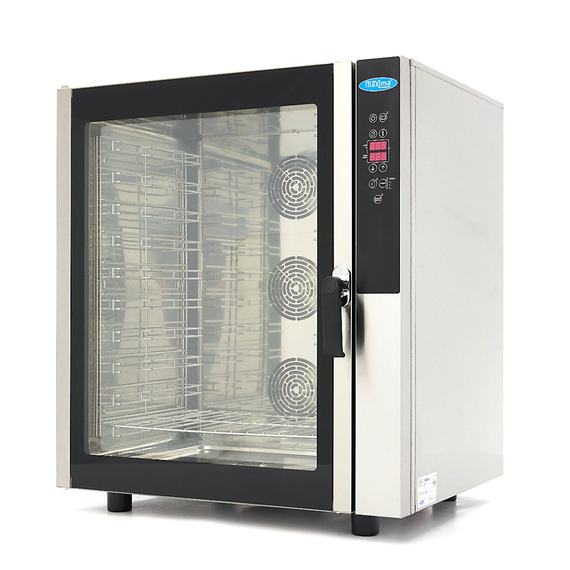 Maxima Gastro Combi - Dampfofen - Passt 10 Tabletts (1/1 GN / 60 x 40 cm) - Digital Anzeige - 400 V Maxima Gastro Combi - Dampfofen - Passt 10 Tabletts (1/1 GN / 60 x 40 cm) - Digital Anzeige - 400 V