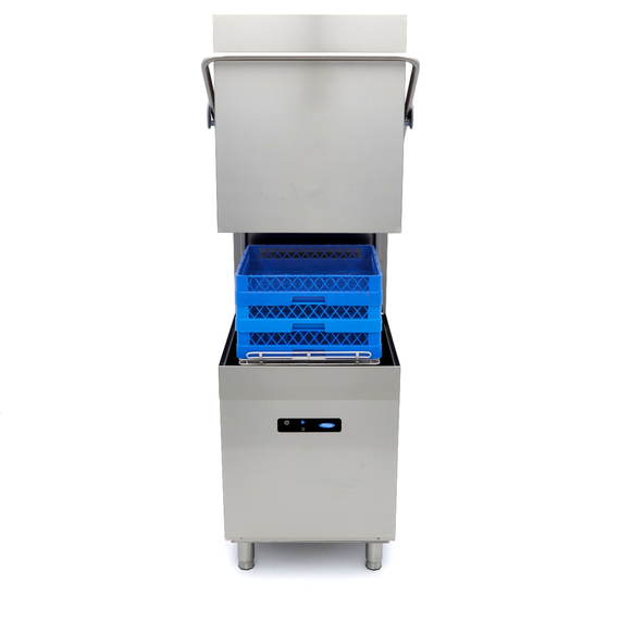 Maxima Gastro Haubenspülmaschine - 50 x 50 cm - mit Spülenhilfe- und Seifenpumpen - Digital Anzeige - 400 V 1 Maxima Gastro Haubenspülmaschine - 50 x 50 cm - mit Spülenhilfe- und Seifenpumpen - Digital Anzeige - 400 V