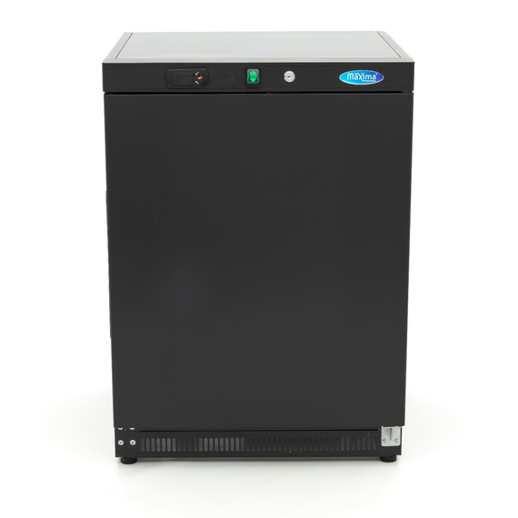 Maxima Gastro Gefrierschrank - 200 l - 2 Feste Regale - Schwarz 1 Maxima Gastro Gefrierschrank - 200 l - 2 Feste Regale - Schwarz