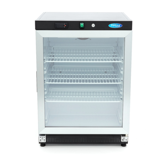Maxima Gastro Kühlschrank - 200 l - Schwarz - mit Glastür 1 Maxima Gastro Kühlschrank - 200 l - Schwarz - mit Glastür