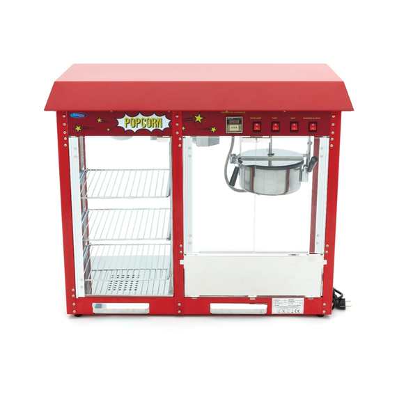Maxima Popcornmaschine - 150gr - mit Warmhaltevitrine 1 Maxima Popcornmaschine - 150gr - mit Warmhaltevitrine