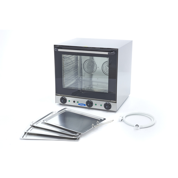 Maxima Gastro Konvektionsofen - Grill und Dampf - Passt zu 4 Tabletts - Eingebauter Timer 6 Maxima Gastro Konvektionsofen - Grill und Dampf - Passt zu 4 Tabletts - Eingebauter Timer