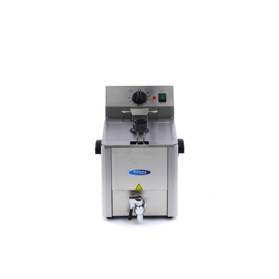 Maxima Gastro Fritteuse - 8 l - 1 Korb - mit Ablasshahn 4 Maxima Gastro Fritteuse - 8 l - 1 Korb - mit Ablasshahn