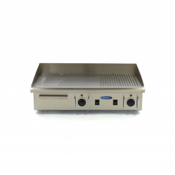 Maxima Gastro Grillplatte - Halb Gerillt - 73 cm - inkl. Tropfschale - 400 V 1 Maxima Gastro Grillplatte - Halb Gerillt - 73 cm - inkl. Tropfschale - 400 V