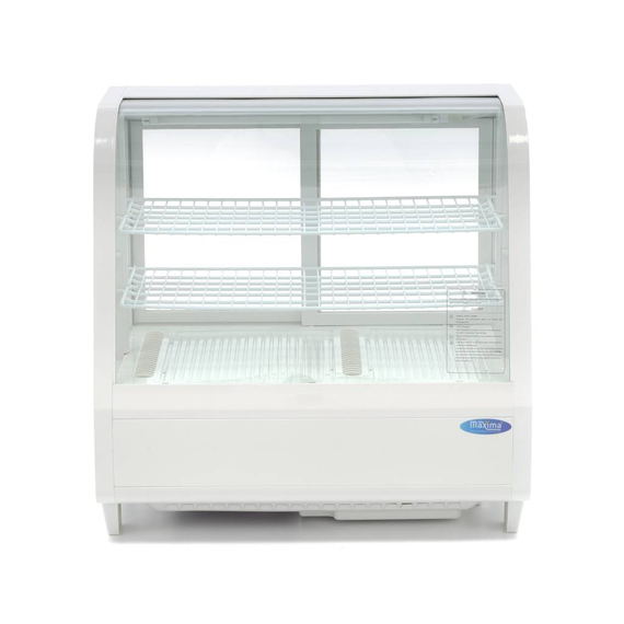 Maxima Gastro Glastürkühlschränke - 100 l - 68 cm - Weiß 1 Maxima Gastro Glastürkühlschränke - 100 l - 68 cm - Weiß
