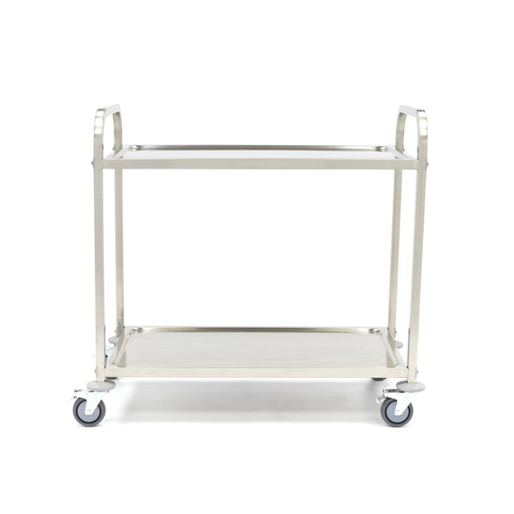 Maxima Gastro Servierwagen Edelstahl - 2 Regale 1 Maxima Gastro Servierwagen Edelstahl - 2 Regale