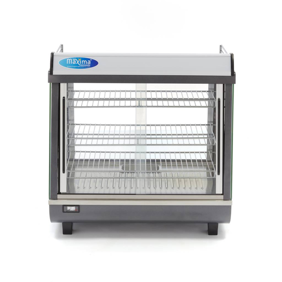 Maxima Gastro Wärmevitrine - 96 l - 67,5 cm - 3 Regale 1 Maxima Gastro Wärmevitrine - 96 l - 67,5 cm - 3 Regale