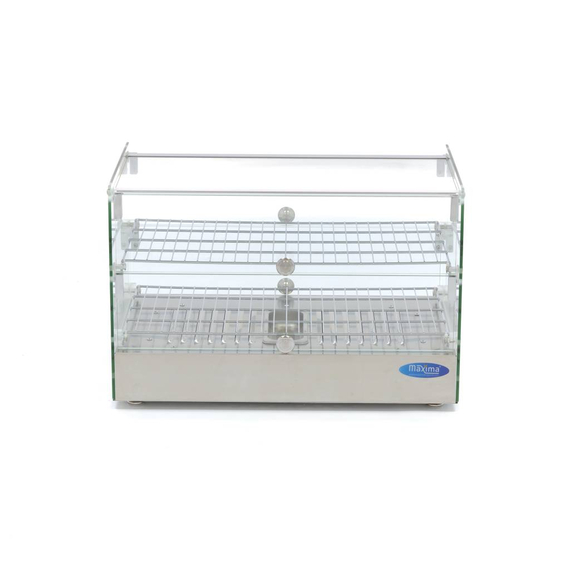 Maxima Gastro Wärmevitrine - 50 l - 55 cm - 2 Regale 2 Maxima Gastro Wärmevitrine - 50 l - 55 cm - 2 Regale