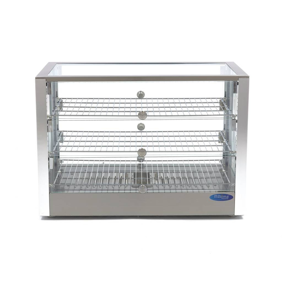 Maxima Gastro Wärmevitrine - 115 l - 70 cm - 3 Regale 2 Maxima Gastro Wärmevitrine - 115 l - 70 cm - 3 Regale