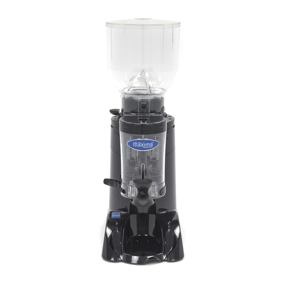 Maxima Gastro Kaffeemühle - 2 kg Bohnen - mit Portionierer und Niveauklappe 1 Maxima Gastro Kaffeemühle - 2 kg Bohnen - mit Portionierer und Niveauklappe