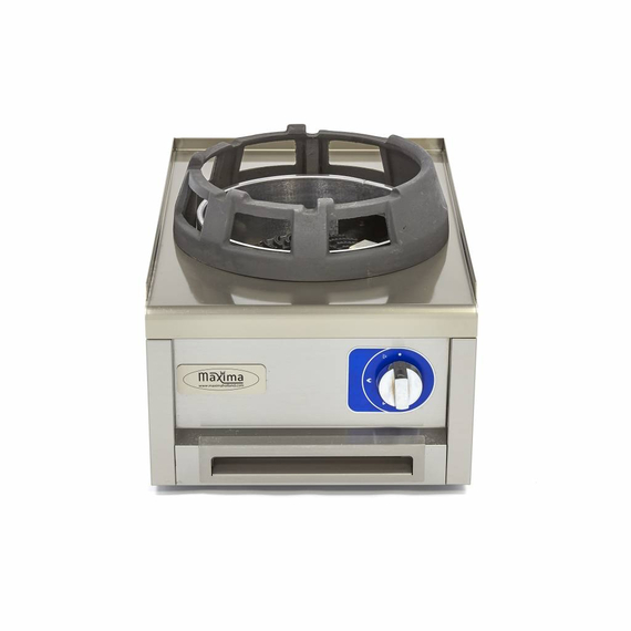 Maxima Gastro Wok Herd - Ø28 cm Kochring - 60 cm Tief - Gas 1 Maxima Gastro Wok Herd - Ø28 cm Kochring - 60 cm Tief - Gas