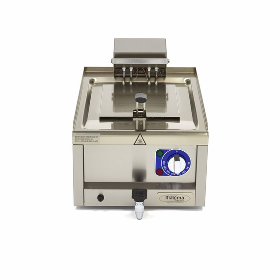 Maxima Gastro Fritteuse - 10 l - 1 Korb - mit Ablasshahn - 400 V 1 Maxima Gastro Fritteuse - 10 l - 1 Korb - mit Ablasshahn - 400 V