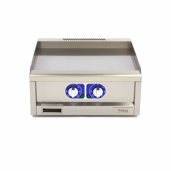 Maxima Gastro Grillplatte - Glatt - Doppeleinheit - 60 cm Tief - Elektrisch - 400 V 1 Maxima Gastro Grillplatte - Glatt - Doppeleinheit - 60 cm Tief - Elektrisch - 400 V
