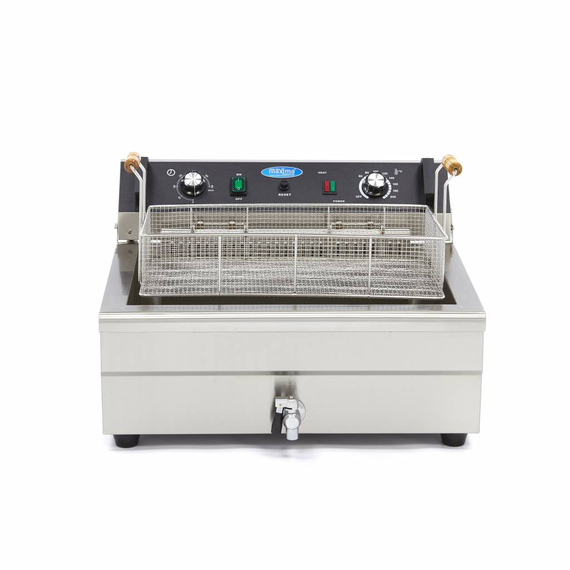 Maxima Gastro Fritteuse - 20 l - 1 Korb - mit Ablasshahn 3 Maxima Gastro Fritteuse - 20 l - 1 Korb - mit Ablasshahn