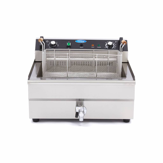 Maxima Gastro Fritteuse - 30 l - 1 Korb - mit Ablasshahn 1 Maxima Gastro Fritteuse - 30 l - 1 Korb - mit Ablasshahn
