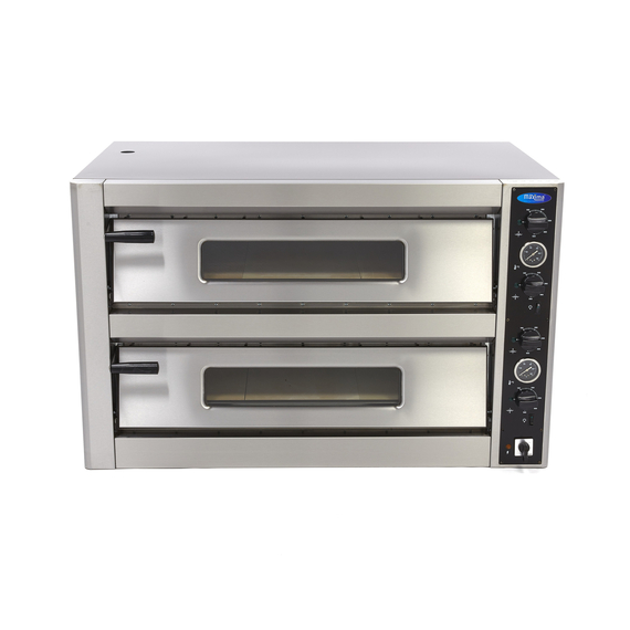 Maxima Gastro Pizzaofen - Passt 12 x Ø 30 cm Pizzas - Doppeldeck 1 Maxima Gastro Pizzaofen - Passt 12 x Ø 30 cm Pizzas - Doppeldeck