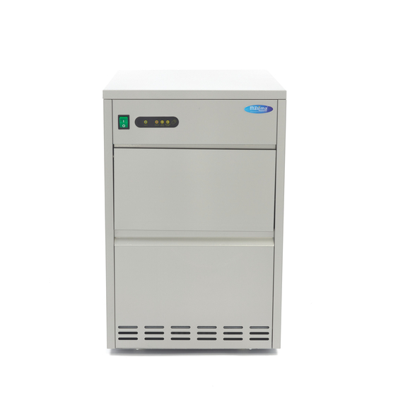Maxima Gastro Eiswürfelmaschinen - 45 kg/Tag - Kugelwürfel - Wasser Gekühlt 1 Maxima Gastro Eiswürfelmaschinen - 45 kg/Tag - Kugelwürfel - Wasser Gekühlt