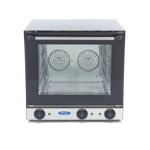 Maxima Gastro Konvektionsofen - Grill - Passt 4 Tabletts - Eingebauter Timer - Bis zu 300 ° C 1 Maxima Gastro Konvektionsofen - Grill - Passt 4 Tabletts - Eingebauter Timer - Bis zu 300 ° C