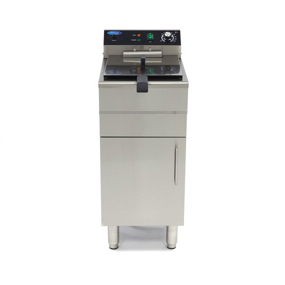 Maxima Gastro Fritteuse - 16 l - 1 Korb - mit Ablasshahn und Ständer - 400V 1 Maxima Gastro Fritteuse - 16 l - 1 Korb - mit Ablasshahn und Ständer - 400V