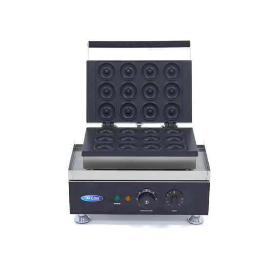 Maxima Gastro Donut Maker - 12 Mini -Donuts - Ø5 cm - mit Eingebauter Timer 1 Maxima Gastro Donut Maker - 12 Mini -Donuts - Ø5 cm - mit Eingebauter Timer