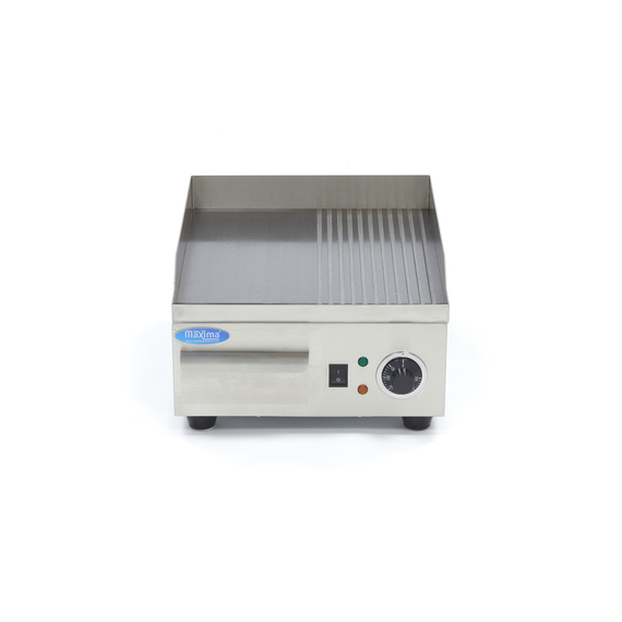 Maxima Gastro Grillplatte - Halb Gerillt - 36 cm - inkl. Tropfschale 1 Maxima Gastro Grillplatte - Halb Gerillt - 36 cm - inkl. Tropfschale