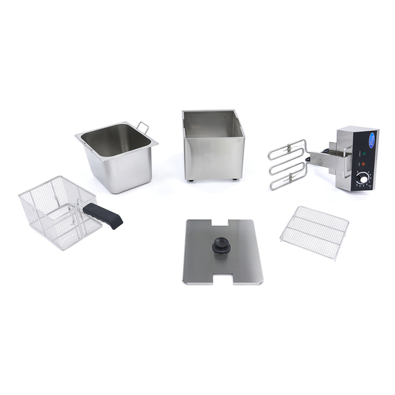 Maxima Gastro Fritteuse - 8 l - 1 Korb - Bis zu 1,4 kg Pommes Frites 7 Maxima Gastro Fritteuse - 8 l - 1 Korb - Bis zu 1,4 kg Pommes Frites