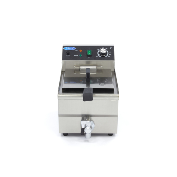 Maxima Gastro Fritteuse - 10 l - 1 Korb - mit Ablasshahn 1 Maxima Gastro Fritteuse - 10 l - 1 Korb - mit Ablasshahn