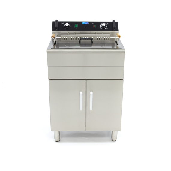 Maxima Gastro Fritteuse - 30 l - 1 Korb - mit Ablasshahn und Ständer 1 Maxima Gastro Fritteuse - 30 l - 1 Korb - mit Ablasshahn und Ständer
