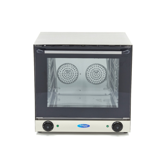 Maxima Gastro Konvektionsofen - Passt 4 Tabletts - Eingebauter Timer - Bis zu 300 ° C 1 Maxima Gastro Konvektionsofen - Passt 4 Tabletts - Eingebauter Timer - Bis zu 300 ° C