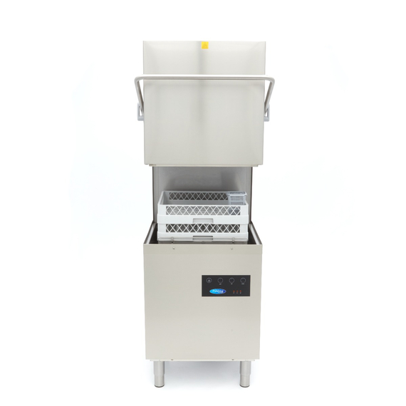 Maxima Haubenspülmaschine - 50x50cm - mit Abfluss-, Spül- und Seifenpumpen - 400V 1 Maxima Haubenspülmaschine - 50x50cm - mit Abfluss-, Spül- und Seifenpumpen - 400V
