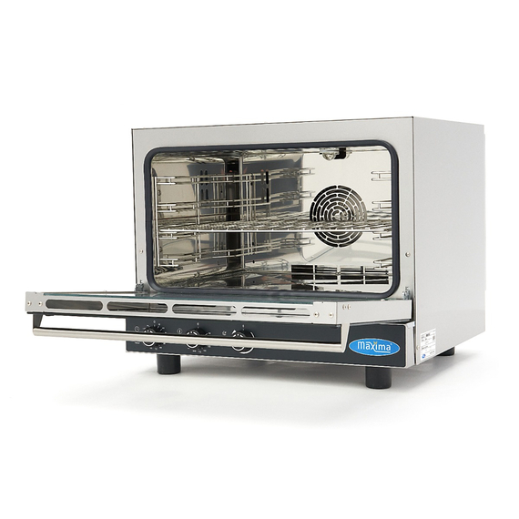 Maxima Gastro Combi - Dampfofen - Passt 4 Tabletts (1/1 GN / 60 x 40 cm) - Analog - 400V 4 Maxima Gastro Combi - Dampfofen - Passt 4 Tabletts (1/1 GN / 60 x 40 cm) - Analog - 400V