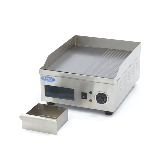 Maxima Gastro Grillplatte - Halb Gerillt - 36 cm - inkl. Tropfschale 5 Maxima Gastro Grillplatte - Halb Gerillt - 36 cm - inkl. Tropfschale
