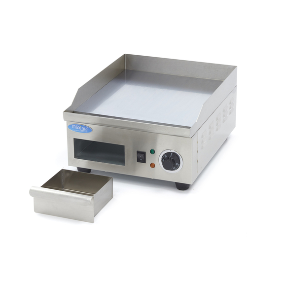 Maxima Gastro Grillplatte - Glatte Chrom - 36 cm - inkl. Tropfschale 5 Maxima Gastro Grillplatte - Glatte Chrom - 36 cm - inkl. Tropfschale