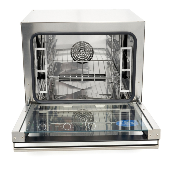 Maxima Gastro Combi - Dampfofen - Passt 4 x 2/3 GN Tabletts - Analog 5 Maxima Gastro Combi - Dampfofen - Passt 4 x 2/3 GN Tabletts - Analog