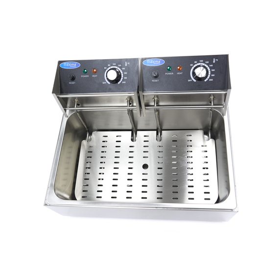 Maxima Gastro Fritteuse - 15 l - 1 Korb - Bis zu 3 kg Pommes 5 Maxima Gastro Fritteuse - 15 l - 1 Korb - Bis zu 3 kg Pommes