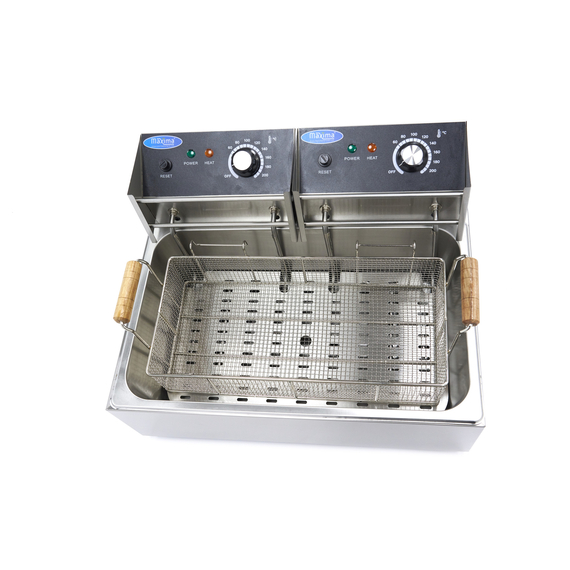 Maxima Gastro Fritteuse - 15 l - 1 Korb - Bis zu 3 kg Pommes 6 Maxima Gastro Fritteuse - 15 l - 1 Korb - Bis zu 3 kg Pommes