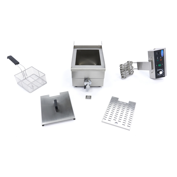 Maxima Gastro Fritteuse - 10 l - 1 Korb - mit Ablasshahn 7 Maxima Gastro Fritteuse - 10 l - 1 Korb - mit Ablasshahn