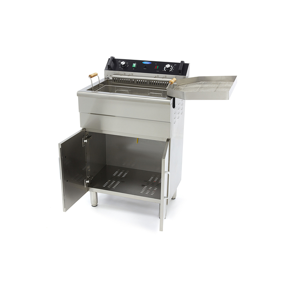 Maxima Gastro Fritteuse - 30 l - 1 Korb - mit Ablasshahn und Ständer 4 Maxima Gastro Fritteuse - 30 l - 1 Korb - mit Ablasshahn und Ständer