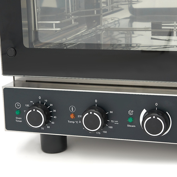 Maxima Gastro Combi - Dampfofen - Passt 4 Tabletts (1/1 GN / 60 x 40 cm) - Analog - 400V 7 Maxima Gastro Combi - Dampfofen - Passt 4 Tabletts (1/1 GN / 60 x 40 cm) - Analog - 400V