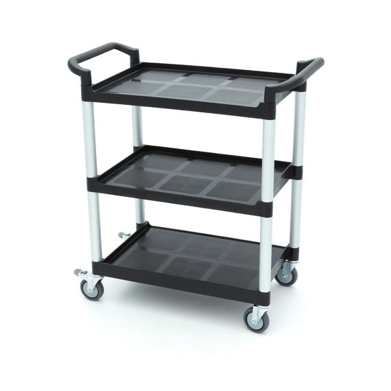 Maxima Servierwagen - 3 Kunststoffregale - 86,5 x 42,5 cm Maxima Servierwagen - 3 Kunststoffregale - 86,5 x 42,5 cm